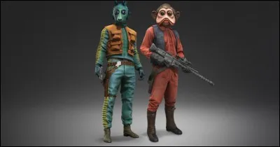 Dans le "DLC Bordure Extérieure", 2 héros ont été ajoutés. Sur l'image, on reconnaît Greedo, mais quel est le nom de cet autre héros ?