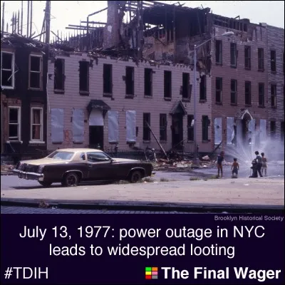 Rappelez-vous de New York en 1977. La ville a été victime de l'erreur d'un technicien. Un éclair a complètement paralysé la centrale électrique. Le technicien s'est trompé dans l'ordre d'enclenchement des commutateurs... Durant combien de temps la ville fut-elle dans le noir ?