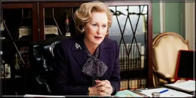 Dans ce film, qui évoque la vie et l'uvre de Margaret Thatcher, un des dialogues fait référence à l'Union Européenne. Or, nous sommes en 1990 et l'UE ne naîtra qu'en 1993 (en 1990, c'est toujours la CEE). 
C'est dans :