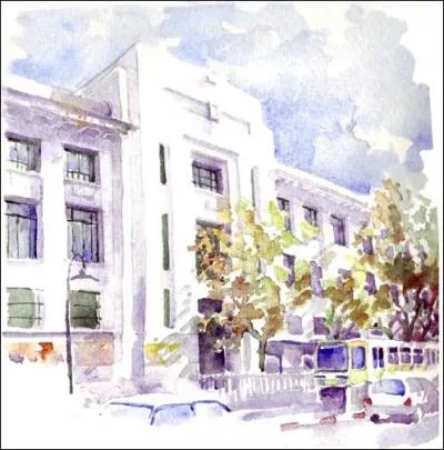 Le lyce Carnot, se situe 