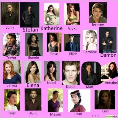 Quel nom ne fait pas partie de cette série ?