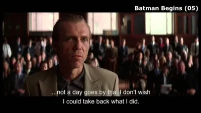 Dans "Batman Begins", Joe Chill l'assassin des parents de Bruce Wayne, est libéré de prison. Bruce Wayne décide de se venger mais Joe Chill meurt entre-temps. Comment est-il mort ?