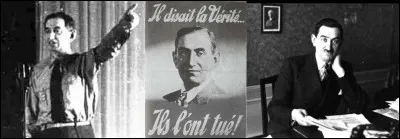 Le 28 juin 1944 : 
Cette personne a été, aussi, entomologiste, il publia une vingtaine de travaux dans la revue « L'Amateur de papillons ». Malheureusement, il est devenu éditorialiste à l'antenne de Radio-Paris où il attaque la Résistance et la France libre. Il sera assassiné alors qu'il était ministre de l'information.
Qui est ce personnage ?