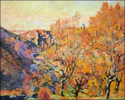 Qui a peint "La vallée de la Sedelle" ?