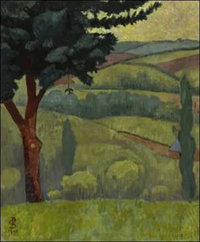 Qui a peint "Vallée, temps gris" ?