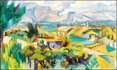 Qui a peint "Vallée du Rhône vue de Mirmande" ?