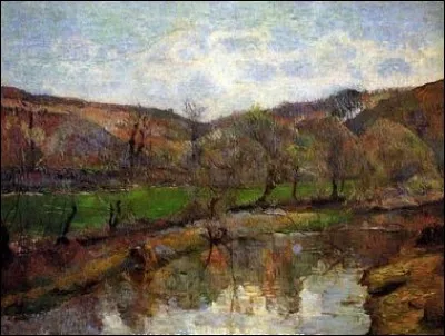 Qui a peint "La vallée de l'Aven" ?