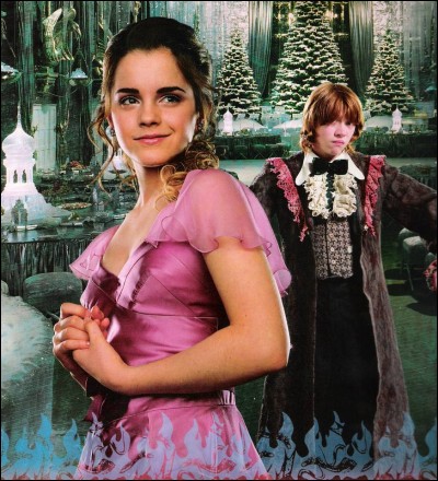 La robe d'Hermione pour le bal de Noël a requis trois mois de travail.