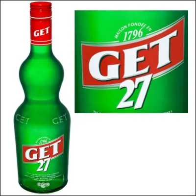 Quelle plante est utilisée dans la boisson apéritive "Get 27" ?