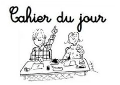 À l'époque des " pleins et des déliés ", pour écrire sur notre cahier du jour, nous utilisions :