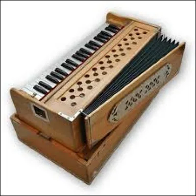 On nous enseignait aussi le chant. L'instituteur, pour dispenser ses leçons s'accompagnait d'un instrument qui était :