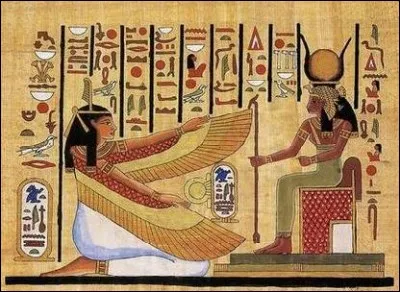 H - Les "hiéroglyphes" de l'écriture égyptienne représentent la nature (plantes, animaux, ciel, terre, eau, soleil), des produits de l'homme, des dieux, des humains, etc.