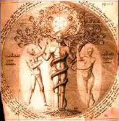 Une femme, un homme, un vieillard, un serpent, le père et le fils, trois par trois, un dessus, l'autre dessous, le troisième attend. Qui porte les autres ?