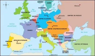 Quels pays font partie de la Triple Entente au début de la guerre ?