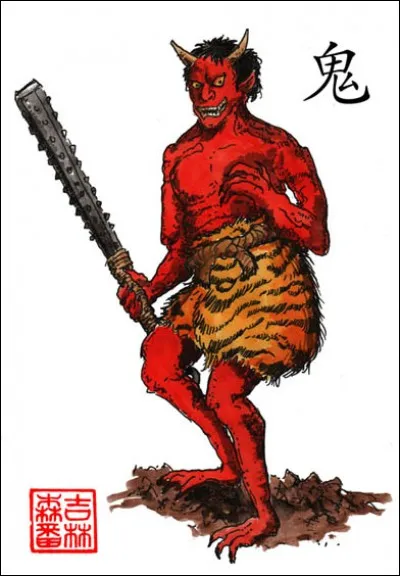 L'un des yōkai les plus célèbres est l'Oni. Parmi les créatures ci-dessous, lesquelles ont le plus de traits communs avec l'Oni ?