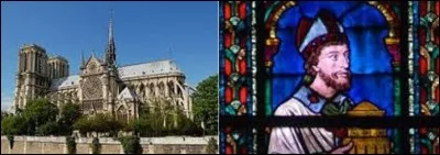 Quel évêque de Paris (né entre 1105 et 1120 et mort en 1196) fut l'initiateur de la construction de la cathédrale de style gothique Notre-Dame de Paris débutée en 1163 et terminée en 1345 ?