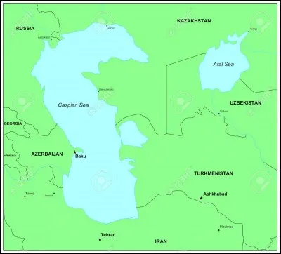 Laquelle de ces mers fermées borde le Turménistan ?