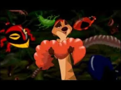 Dans quel Disney peut-on voir un personnage nommé Timon qui adore manger des insectes ?