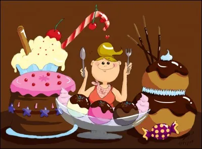 Sophie est gourmande