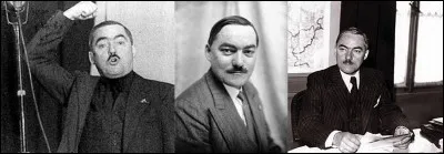 En avril 1945 : 
Marcel Déat était un collaborateur, il a écrit un article de journal intitulé « Mourir pour Dantzig » où il montre son pacifisme. Il fera partie du gouvernement de Laval.
Quelle fut sa fin ?