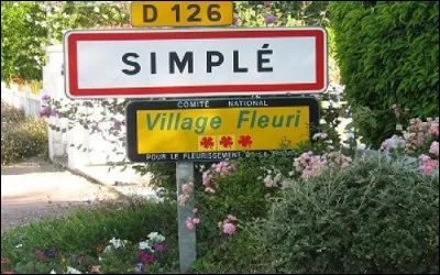 Commune de la Mayenne, Simplé nous fait penser à un mot existant. Quelle est la bonne orthographe ?