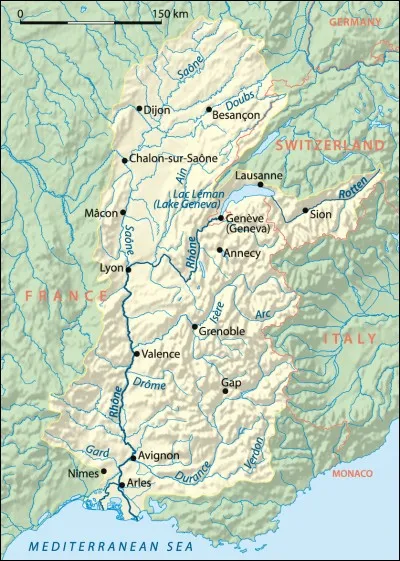 Rivi&egrave;re savoyarde, la Chaise est un sous-affluent de l'Is&egrave;re : elle fait donc partie du bassin collecteur du grand fleuve suivant :