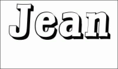 Quel prénom ne signifie pas "Jean" ?