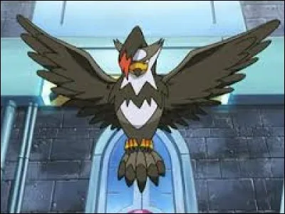 Contre quel Pokemon l'étourvol de Sacha évolue-t-il ?