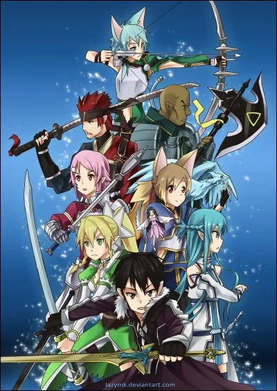 Quel est le second VRMMORPG dans lequel joue Kirito ?