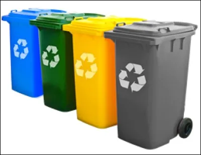 Quelles sont les couleurs de poubelles que l'on trouve à Toulouse ?