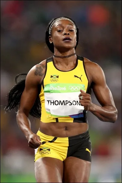 Au 100 m, c'est Elaine Thompson qui a reporté la médaille d'or. Quelle est sa nationalité ?