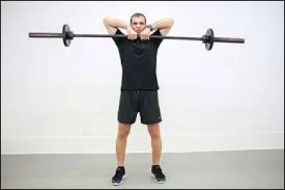 Cet exercice se nomme le rowing menton.