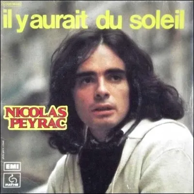 Nicolas Peyrac est un chanteur français, auteur-compositeur-interprète, et romancier, il est né le 6 octobre 1949. Quelle chanson a-t-il chantée parmi celle-là ?