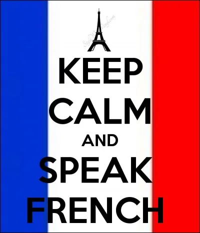 Un anglais, qui n'a jamais appris le français, connaît pourtant ... mots de notre langue sans le savoir !