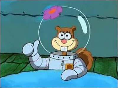 Quel est le prénom de cet écureuil, amie de Bob l'éponge ?