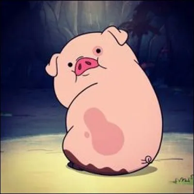 Comment s'appelle le cochon (tout rose) ?