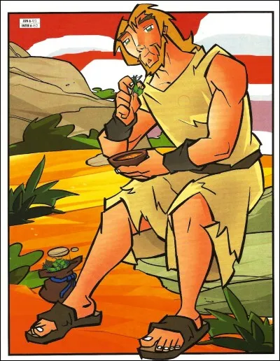 Personnage de la Bible mangeant des sauterelles. Qui est-il ?