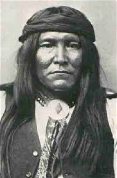 Il fut, de 1861 à 1872, dans le sud-est de l'Arizona, le plus célèbre chef de guerre de sa tribu (les Chiricahuas) et unifia la nation apache avec Geronimo. Qui est-il ?