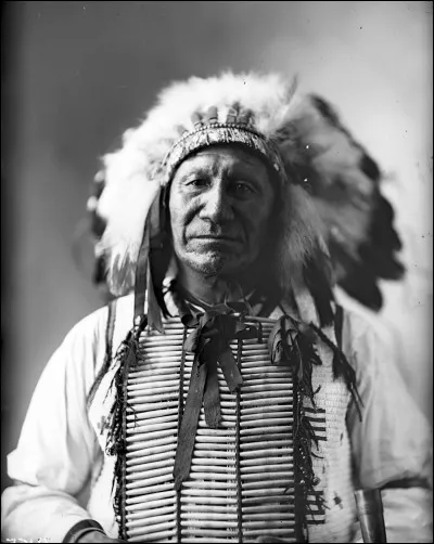 Chef de la tribu Lakotas Oglalas du peuple Sioux, il s'est battu pour l'éducation de son peuple et pour l'entente cordiale avec les Blancs. Il les aide même à combattre les chefs Crazy Horse et Sitting Bull.