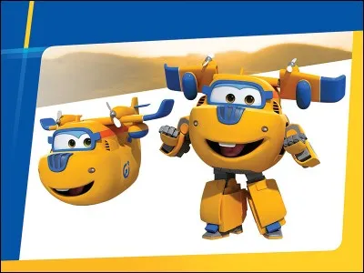 Comment s'appelle cet avion transporteur jaune ?