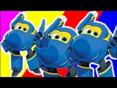 Comment s'appelle cet avion de chasse bleu ?