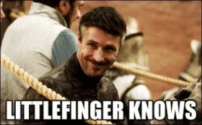 Avec quel animal Lord Baelish orne-t-il son drapeau ?