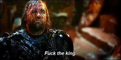 Qui brûla le visage de Sandor Clegane ?