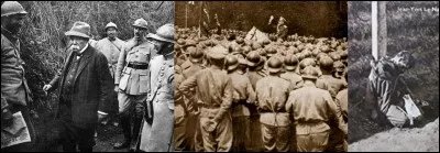 C'est une chanson pacifiste écrite pendant la période des mutineries en 1917. On ne connaît pas son auteur. Elle est chantée sur la musique de « Gloire au 17e ».
« Ici, comme là-bas Les hommes n'ont qu'une patrie ».
Quelle est cette chanson ?