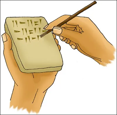 Quel pays, vers 3300 av J.-C., avait d'abord une écriture pictographique pour compter et faire du commerce ?