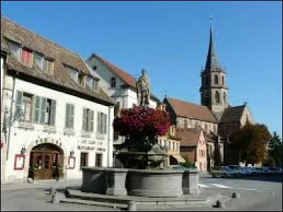 Ville alsacienne, Soultz-Haut-Rhin se situe dans le département ...