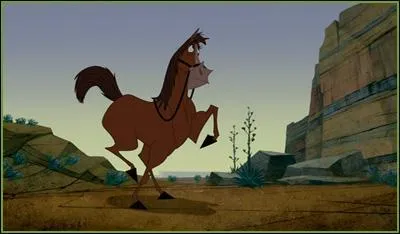 Comment s'appelle ce cheval, que l'on voit dans La Ferme se rebelle ?