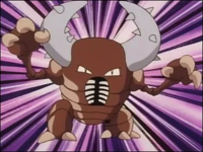Avec quel Pokémon Sacha bat-il le Scarabrute du samouraï ?