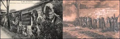 La commune tombe, c'est la répression des Versaillais contre les communards. La Terreur blanche s'abat sur le peuple parisien.
« Je suis des vôtres 
Je suis vicaire à Saint Bernard 
J'ai dû pour échapper aux autres 
Rester huit jours dans un placard… »
Quelle est cette chanson ?