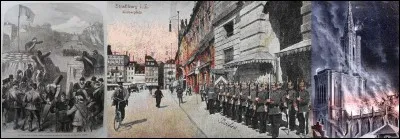 Cette chanson patriotique est devenue un chant de l'Armée française. Elle montre bien, malgré la défaite de 1870, les sentiments de sa population perdue.
« Un homme passe, à la fillette donne.
Elle reconnait l'uniforme allemand.
Elle refuse l'aumône qu'on lui donne… »
Quelle est cette chanson ?